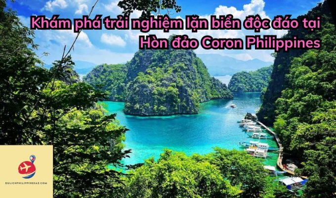 Khám phá trải nghiệm lặn biển độc đáo tại Hòn đảo Coron Philippines